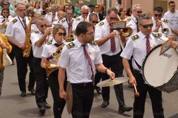 Misa, procesión y desfile de ganado en La Pardilla (Foto Francisco Javier Santana)